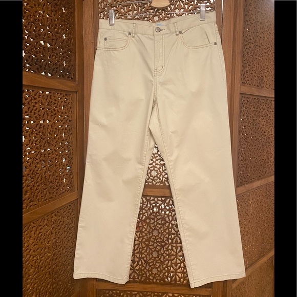 🚺🆕 SO blue Sigrid Olsen natural colored  pants - Picture 8 of 8